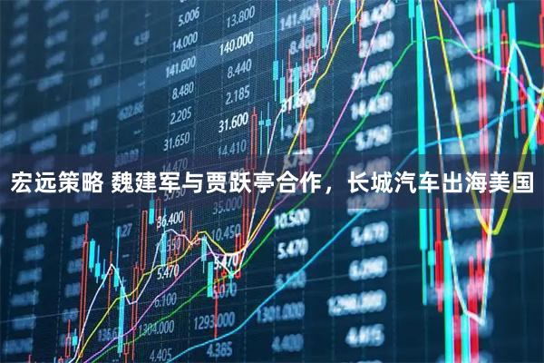 宏远策略 魏建军与贾跃亭合作,长城汽车出海美国