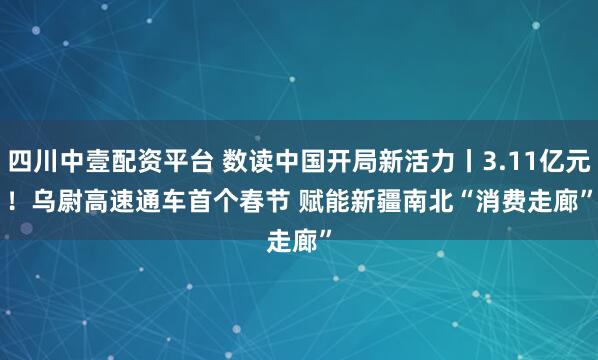 四川中壹配资平台 数读中国开局新活力丨3.11亿元！乌尉高速通车首个春节 赋能新疆南北“消费走廊”