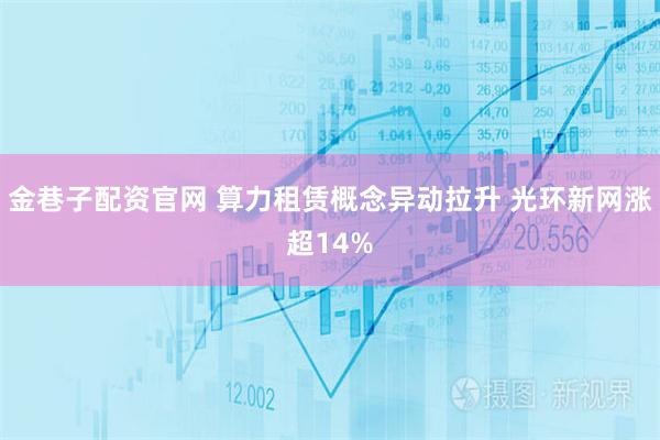 金巷子配资官网 算力租赁概念异动拉升 光环新网涨超14%